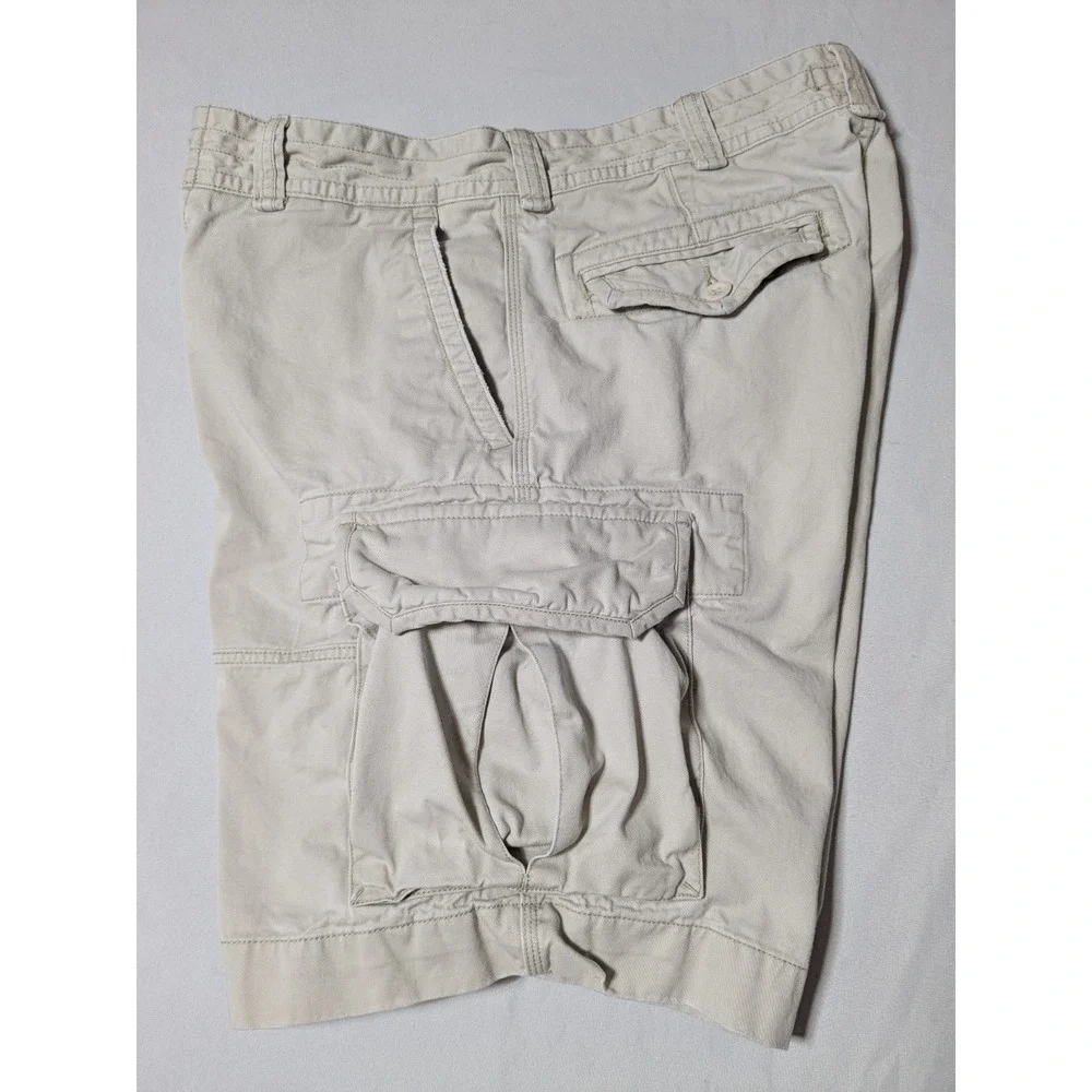Polo Ralph Lauren Classic Polo Chino Light Khaki Well Worn Cargo Shorts - Men 34